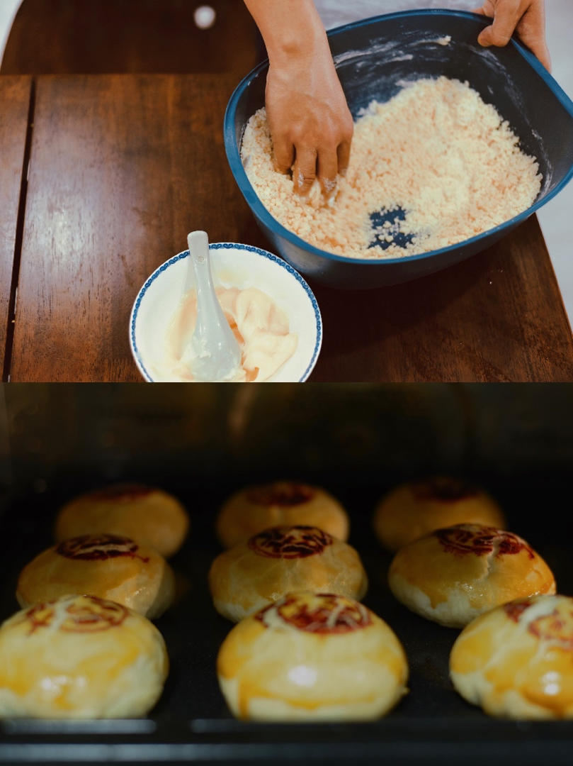 排四个小时队也买不到的鲜肉月饼，秘诀是放麻油！