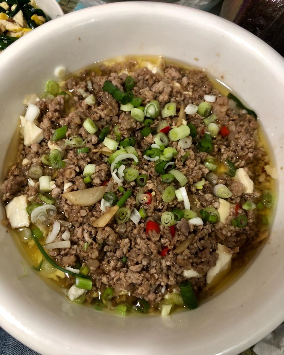肉末蒸豆腐