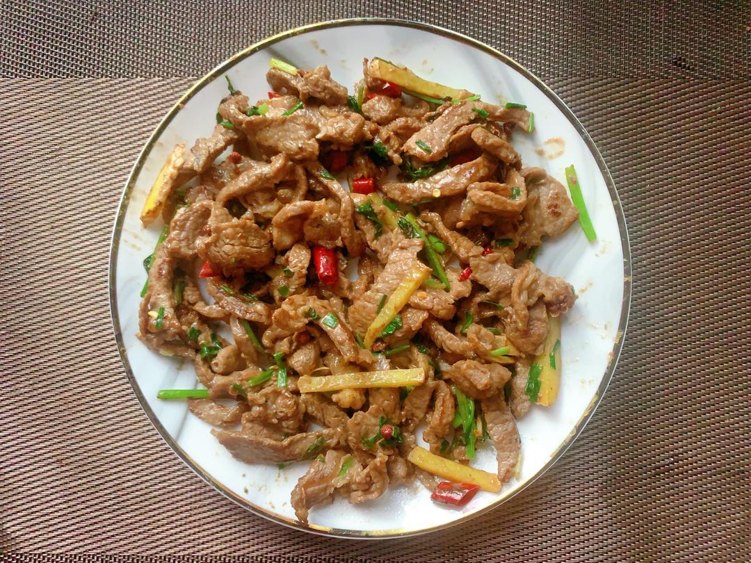 少油版干煸牛肉的做法