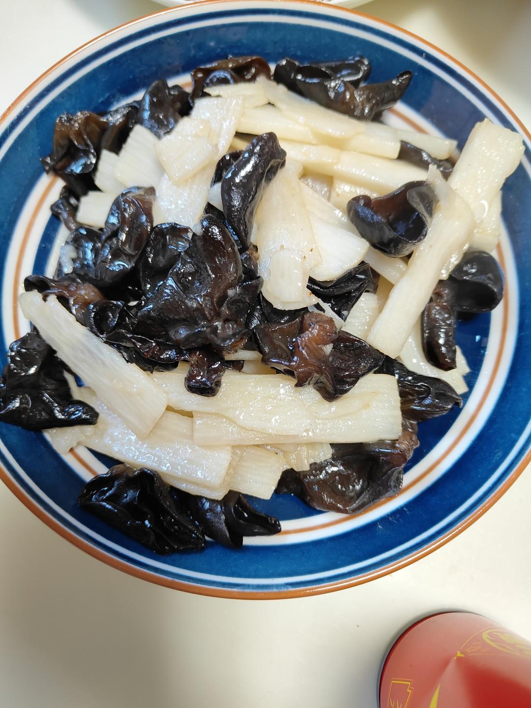 山药炒木耳