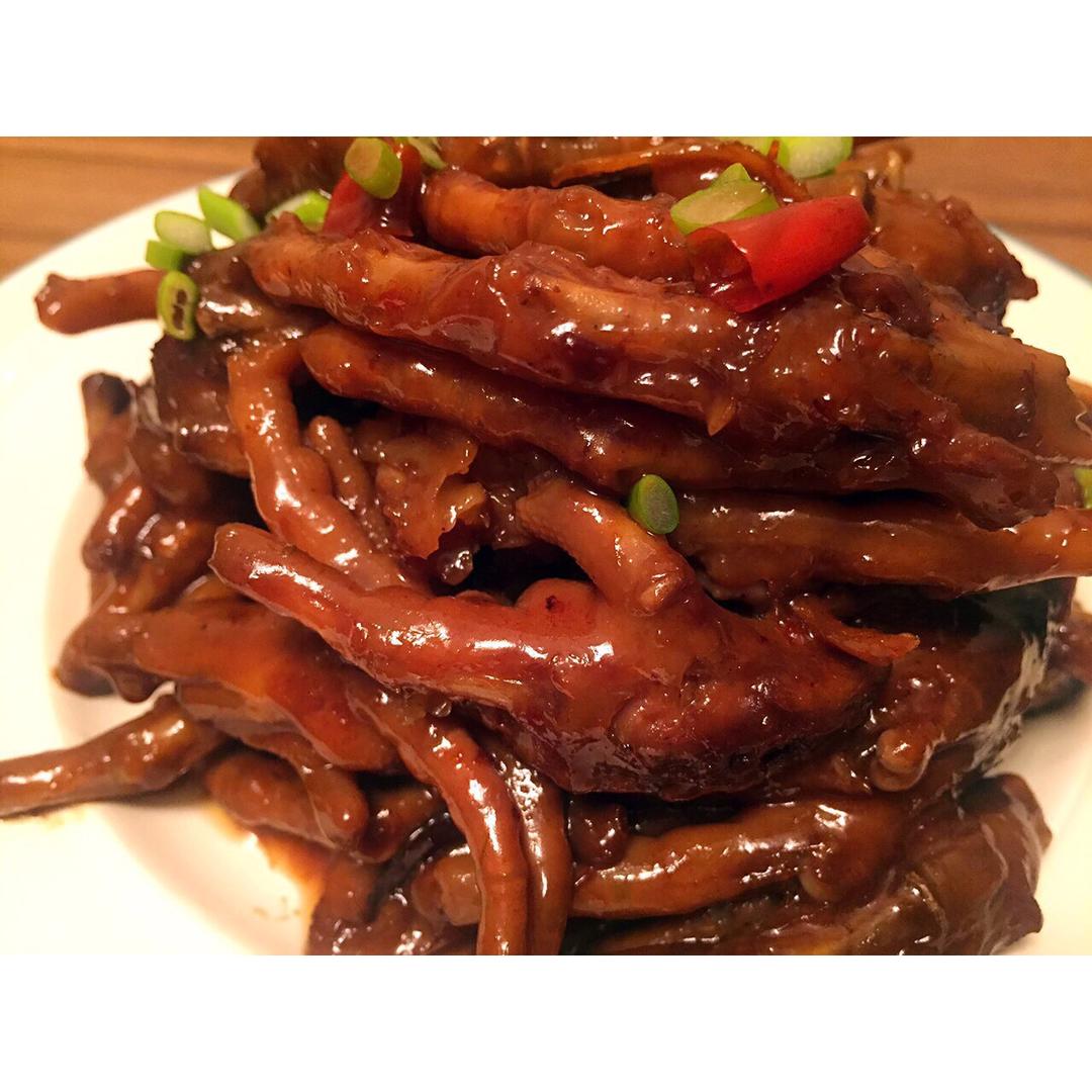 香辣烧鸡爪