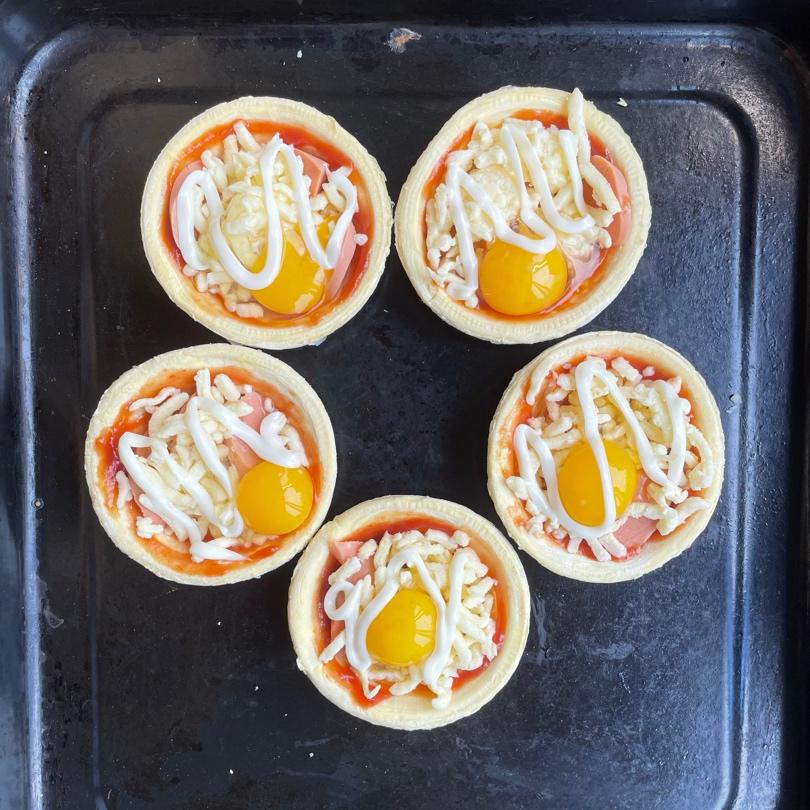 ㊙️比蛋挞和披萨好吃💯倍‼️爆好吃的蛋挞披萨