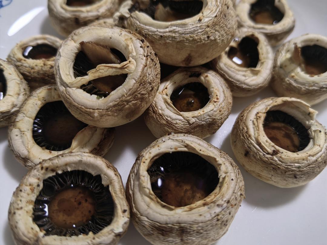 好吃，烤它！烤口蘑