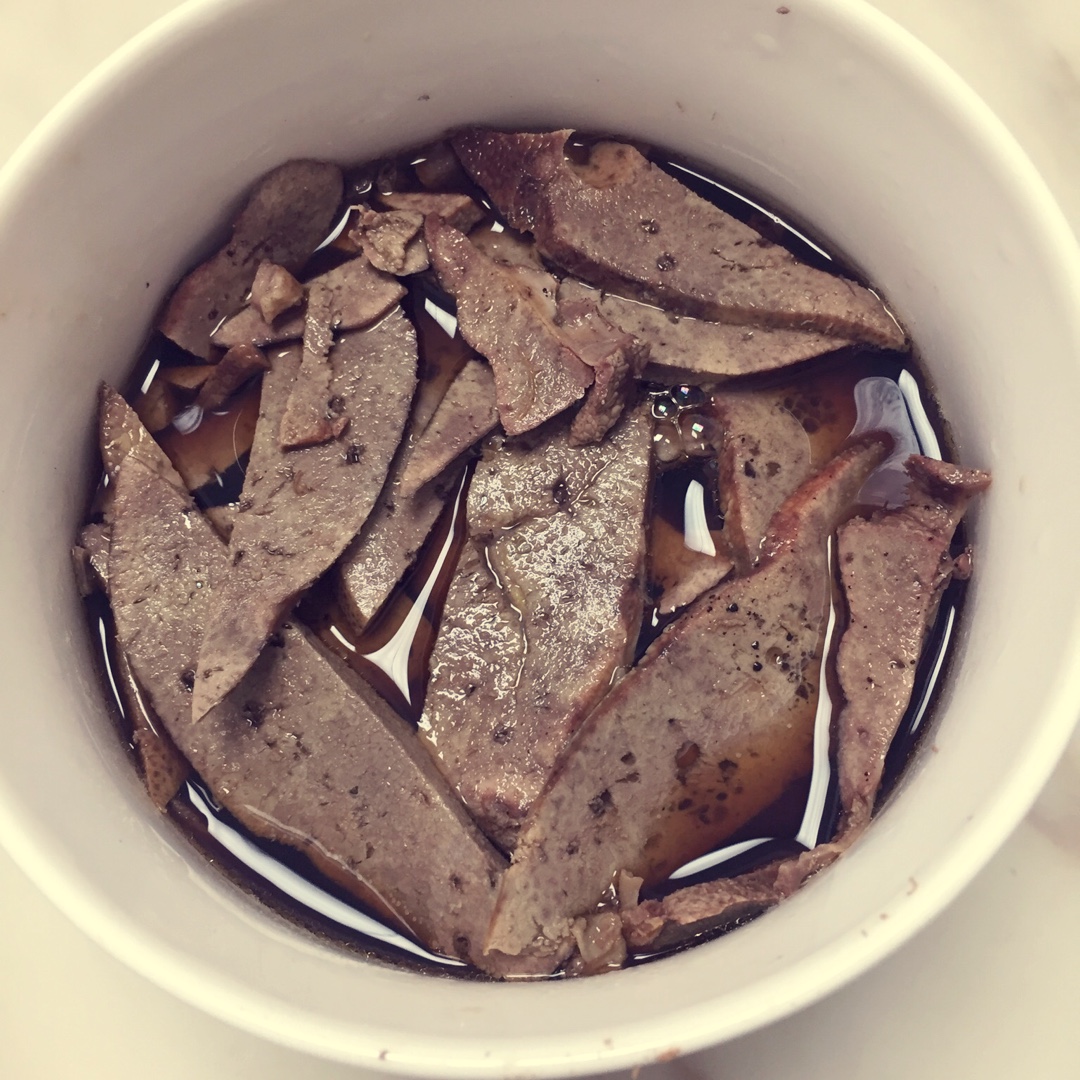 夜色微凉-1做的白切猪肝