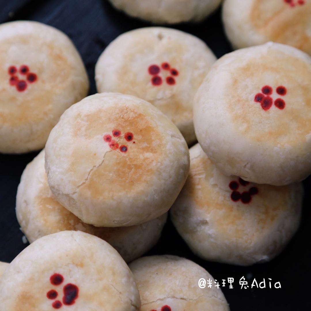 白酥皮云腿月饼