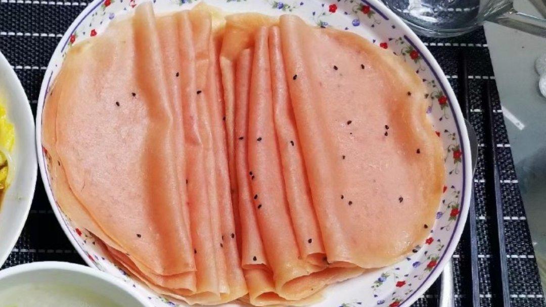 春饼   轻松一次做出十几张的春饼皮