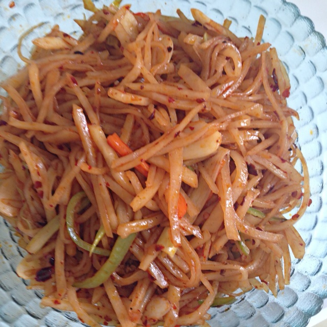 wang瑞楠做的老干妈土豆丝