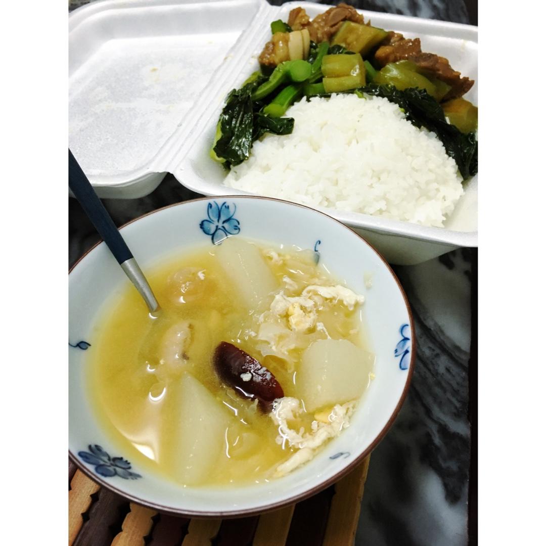 桂圆红枣鸡蛋糖水