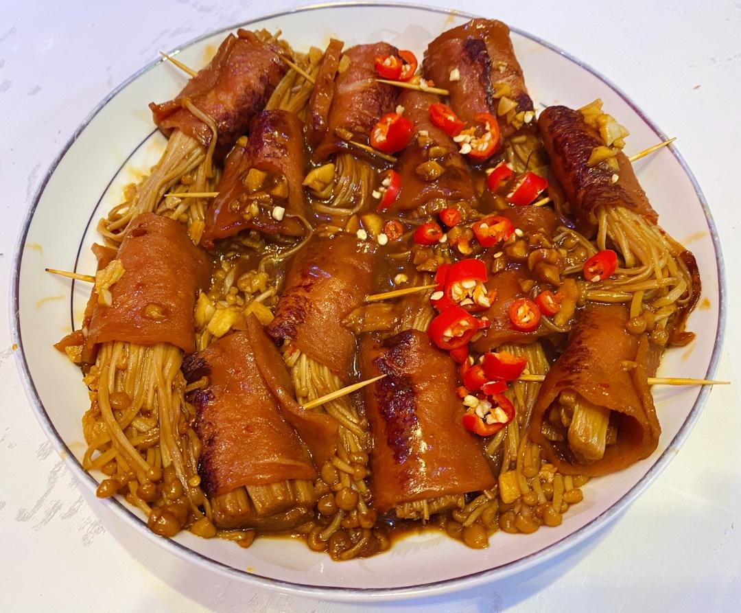 金针菇培根卷