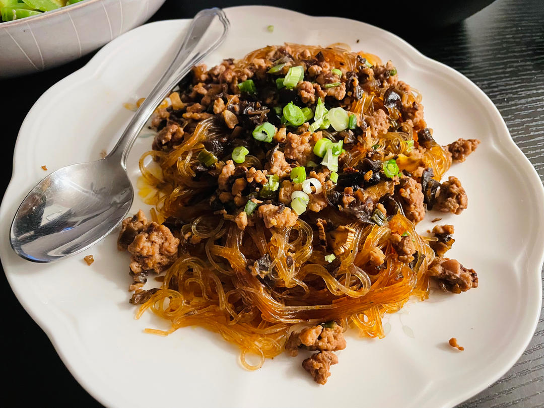 蚂蚁上树(肉末炒粉丝)超下饭‼️十分钟搞定