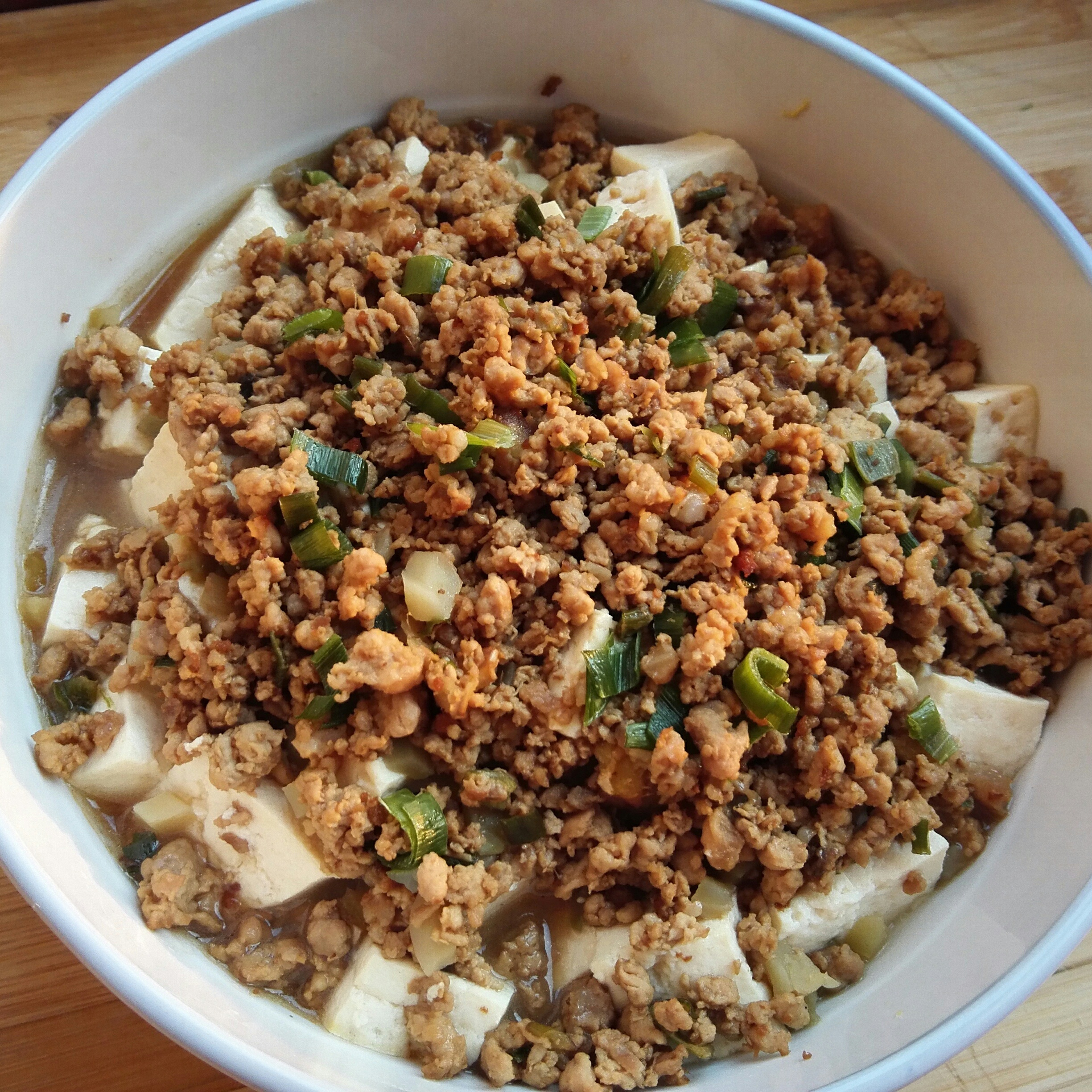 小白香水微信longlong1713做的肉末蒸豆腐