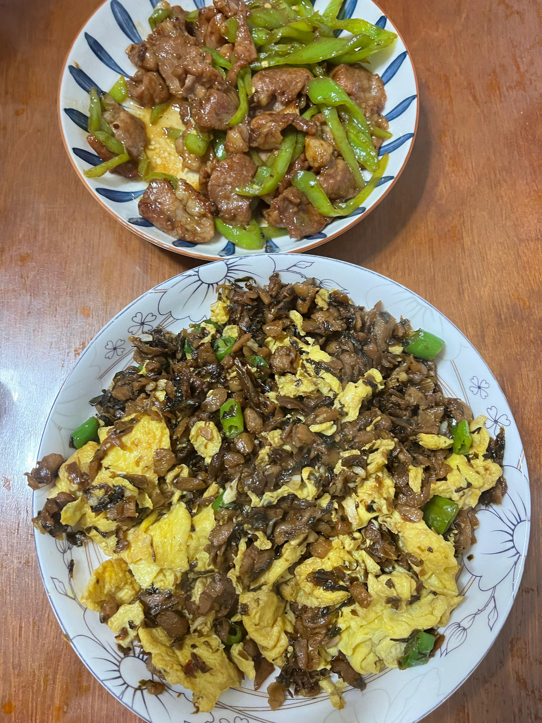 外婆菜炒鸡蛋