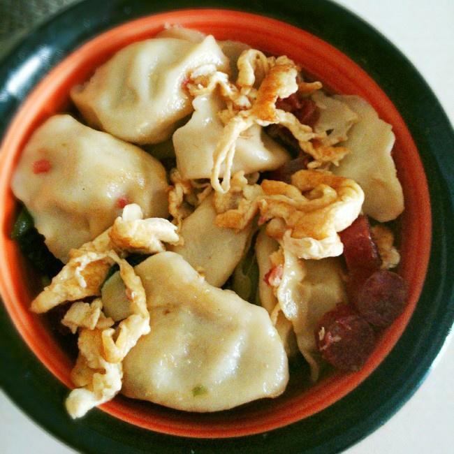 炒饺子的做法