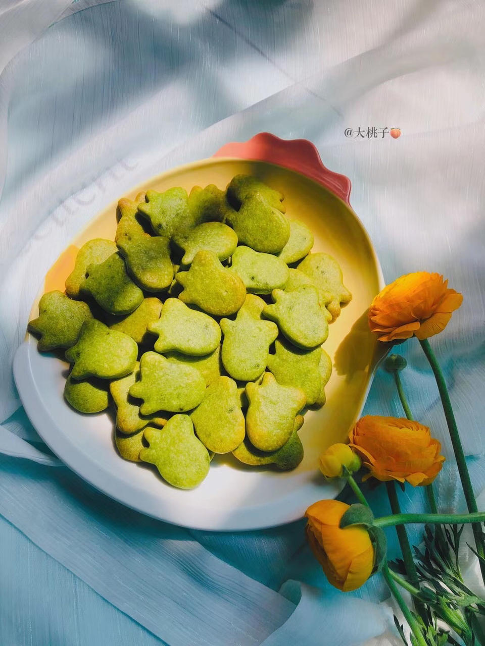 抹茶蔓越莓饼干