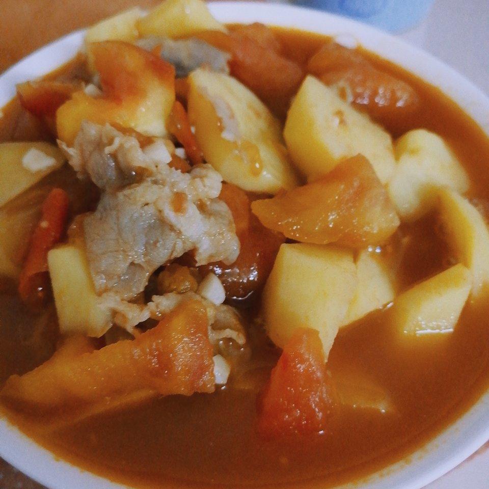 好喝开胃❗️连汤汁都不剩的番茄土豆肥牛汤。