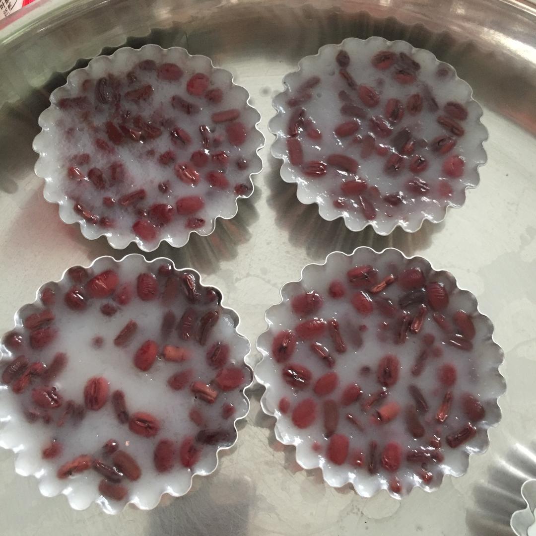 椰汁红豆砵仔糕