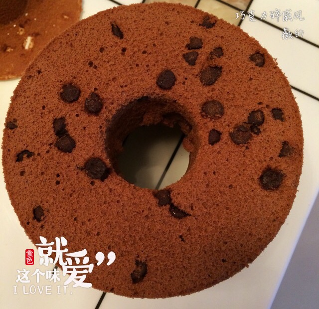 可可巧克力碎戚风