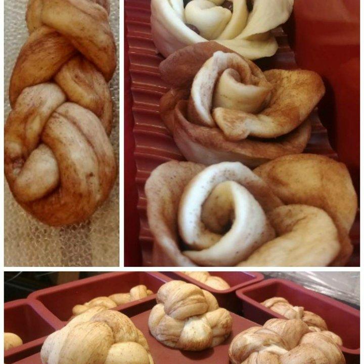 砂糖麻花面包（两股辫子）