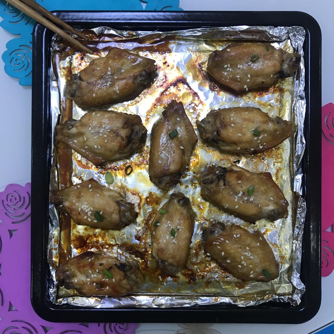烤鸡翅（自制腌料）