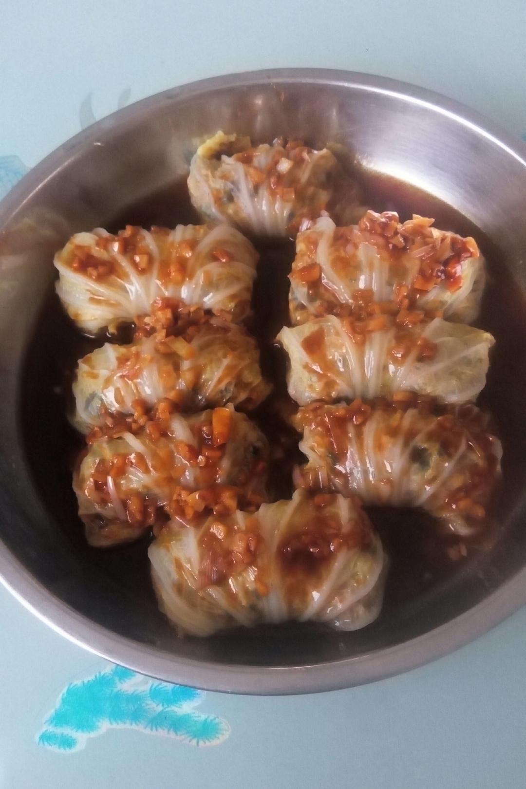 肉酿白菜卷