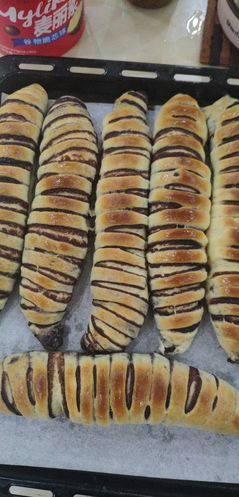 豆沙车轮面包（通用花式面包胚）