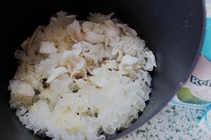 银耳百合木瓜椰子糖水【山姆厨房】的做法 步骤3