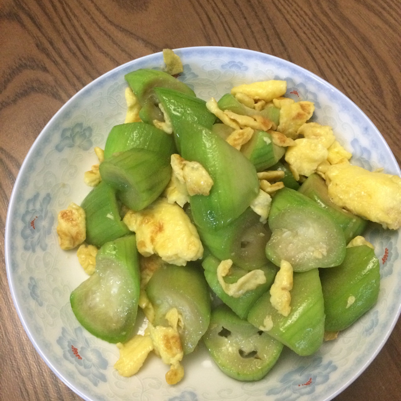 丝瓜炒蛋