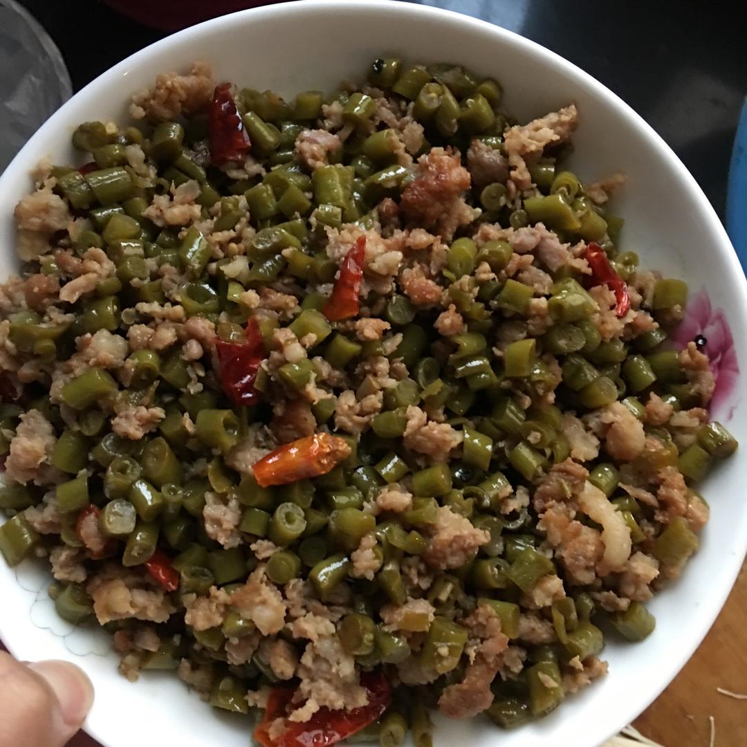 酸豆角肉沫