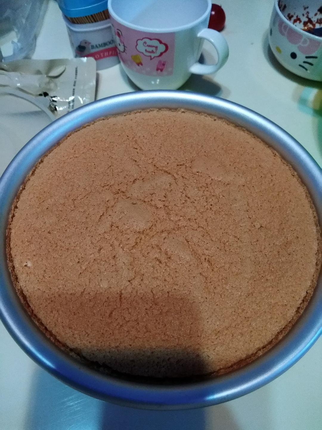 6寸戚风蛋糕（2蛋）