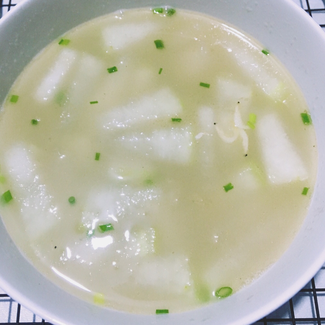 小西瓜511做的虾皮冬瓜汤