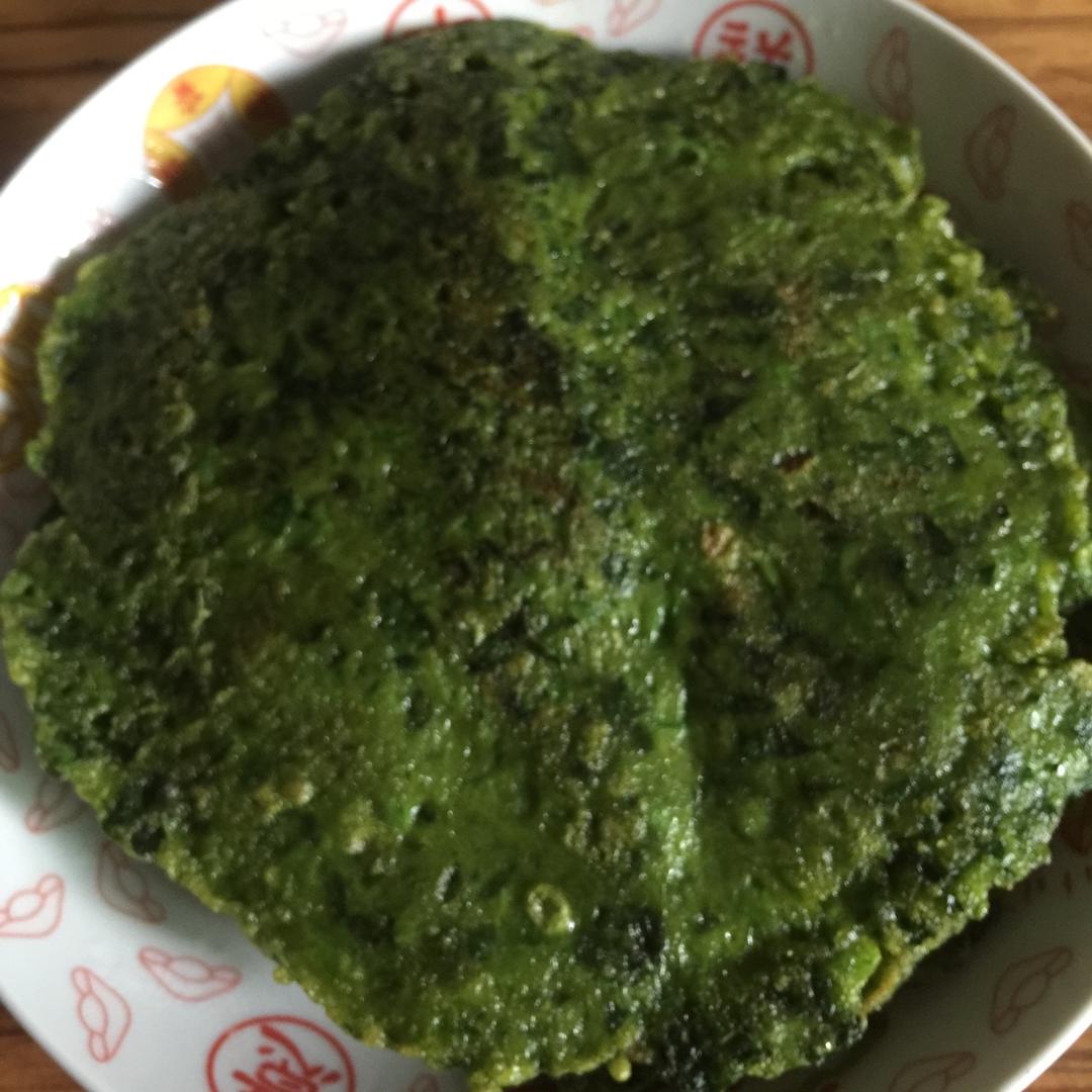 菠菜蛋饼  宝宝健康食谱