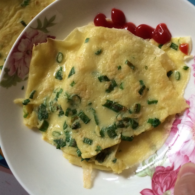 葱花鸡蛋饼