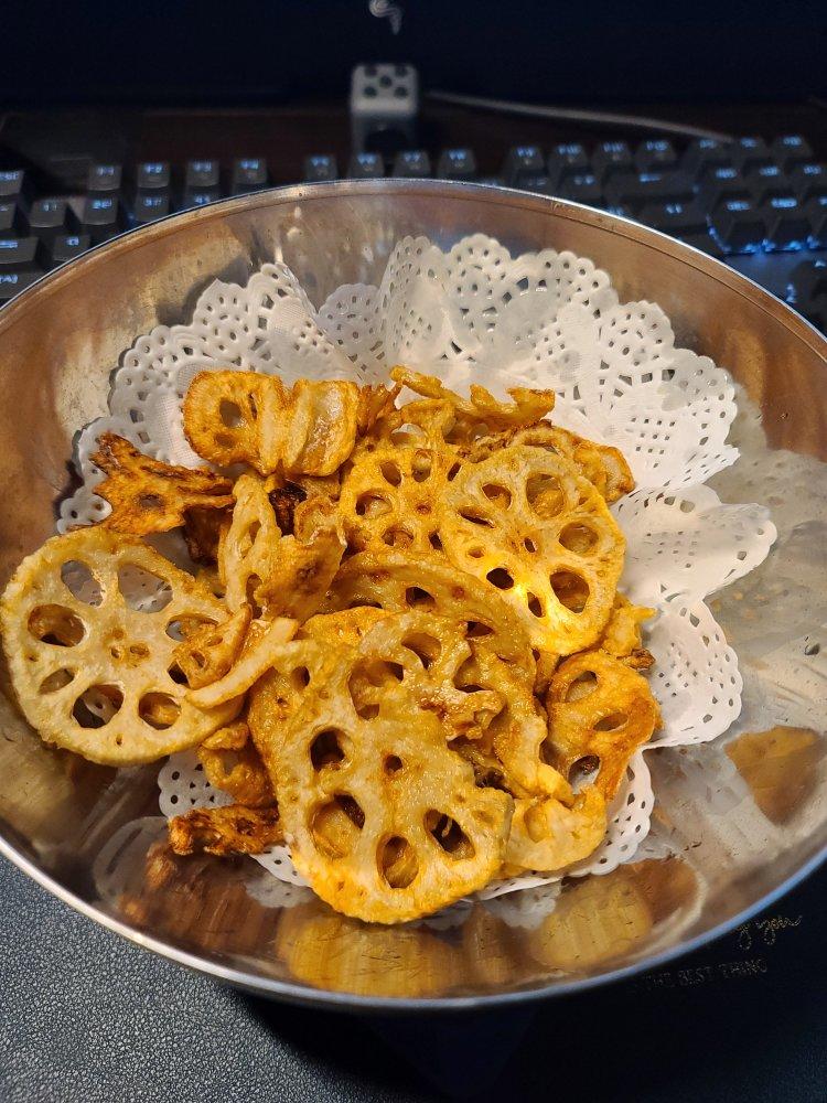 比薯片好吃一百倍的椒盐藕片