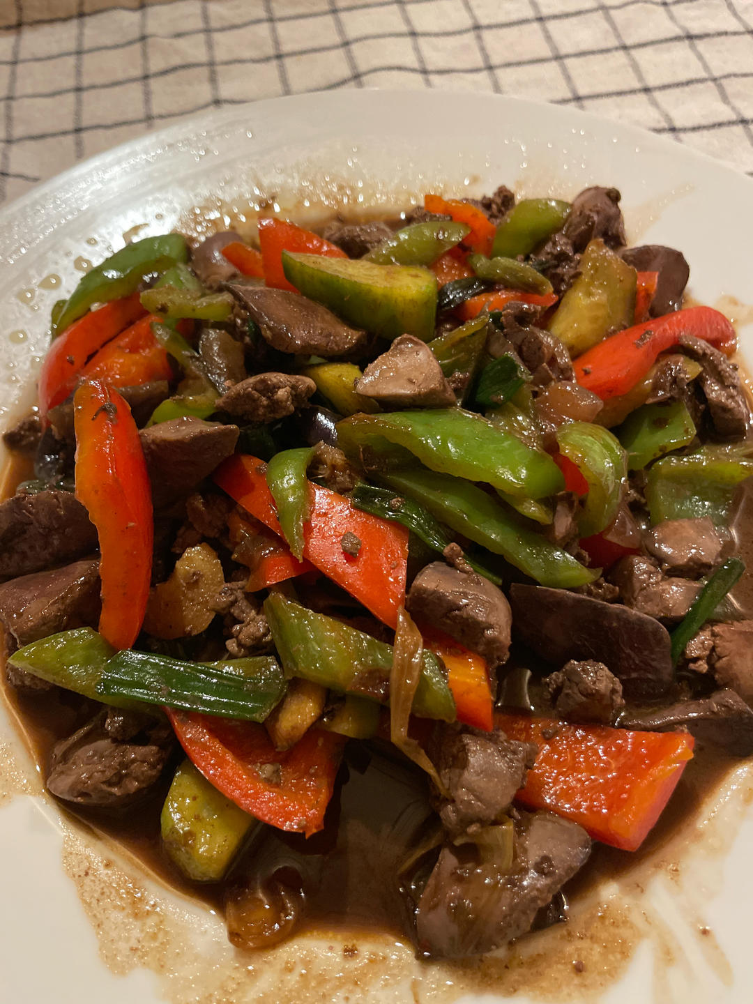 爆炒鸡肝