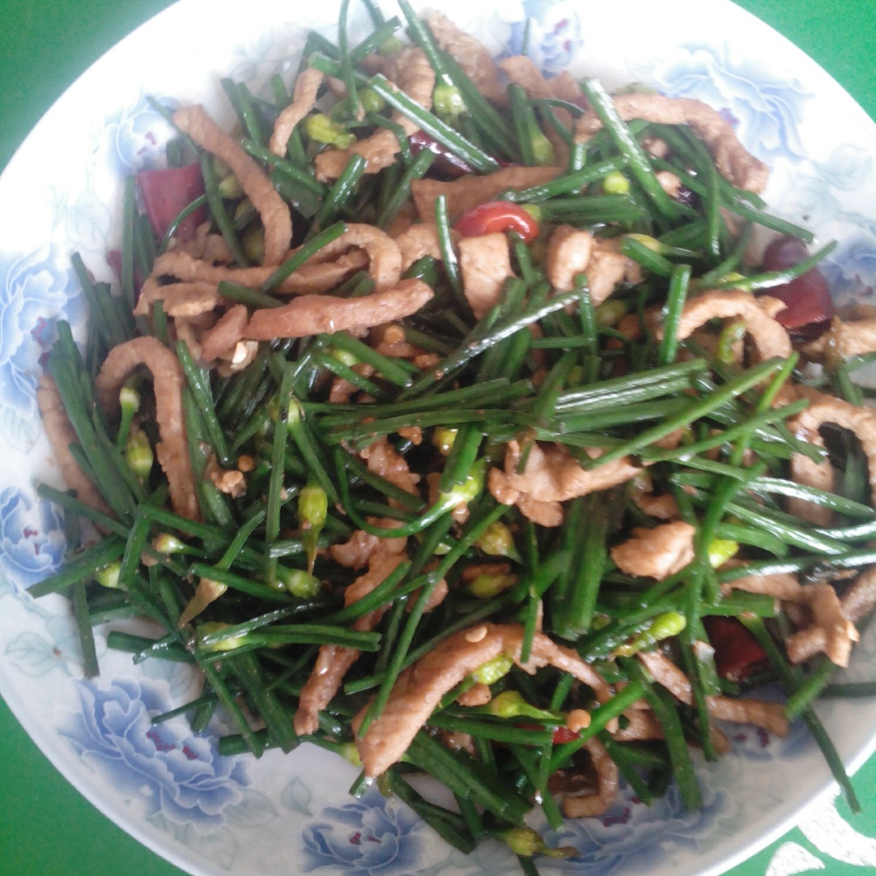 韭苔炒肉丝