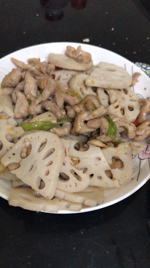 肉炒藕片