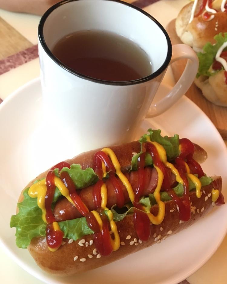 热狗面包