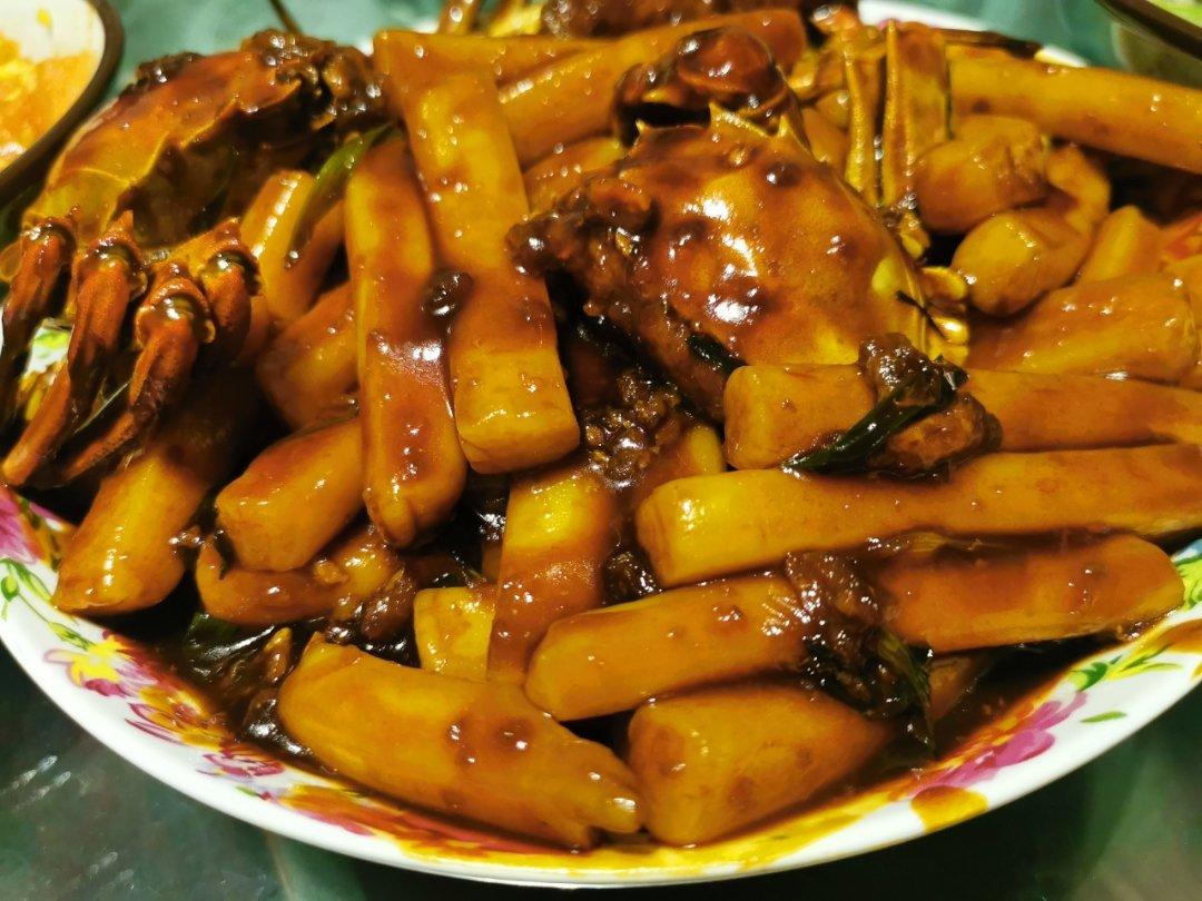 毛蟹炒年糕