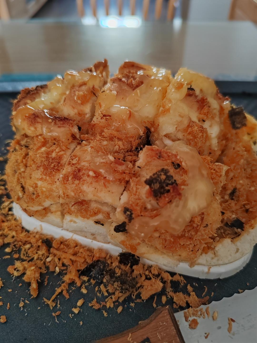 肉松培根料多多小吐司，冷藏发酵流程示范第2弹