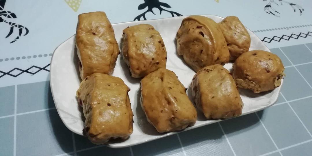 红糖红枣馒头，甜不腻人，补血益气