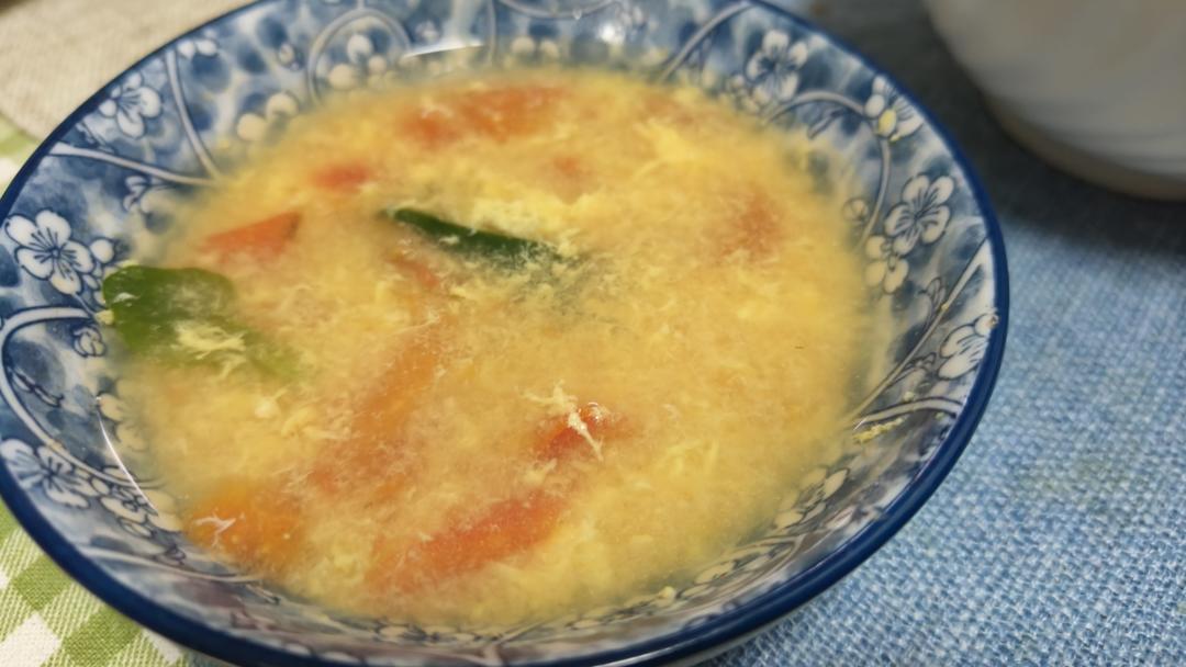 番茄菠菜鸡蛋汤