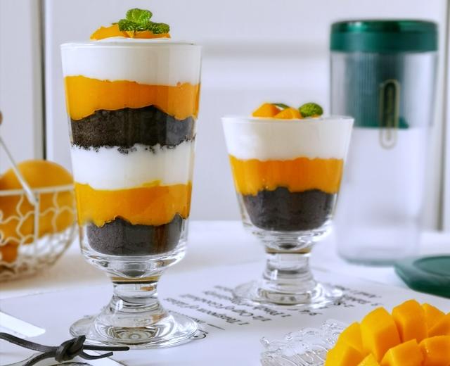 芒果酸奶奥利奥的做法