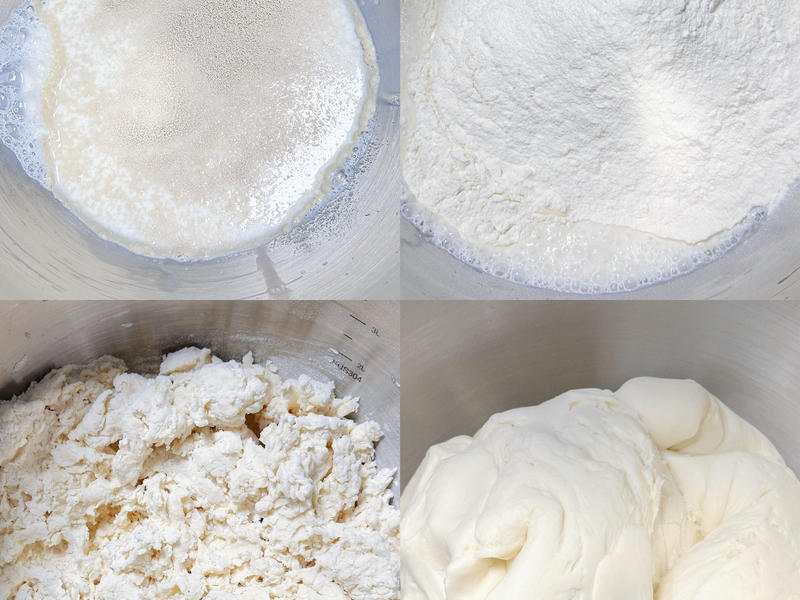 纯奶手撕吐司的做法 步骤1