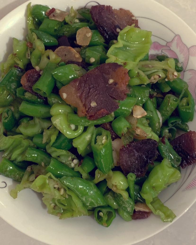青椒炒腊肉