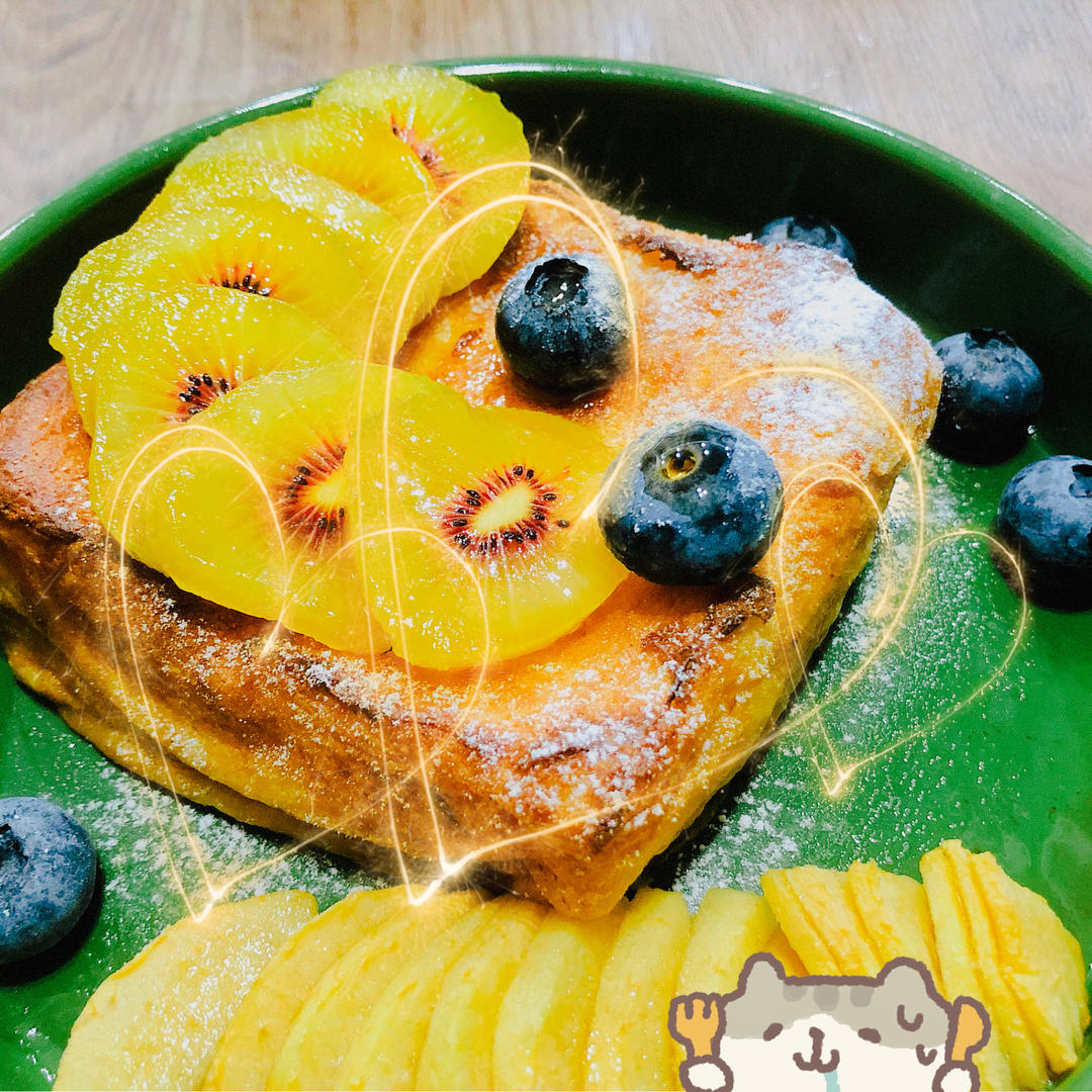 隔夜法式厚切吐司（早餐系列）