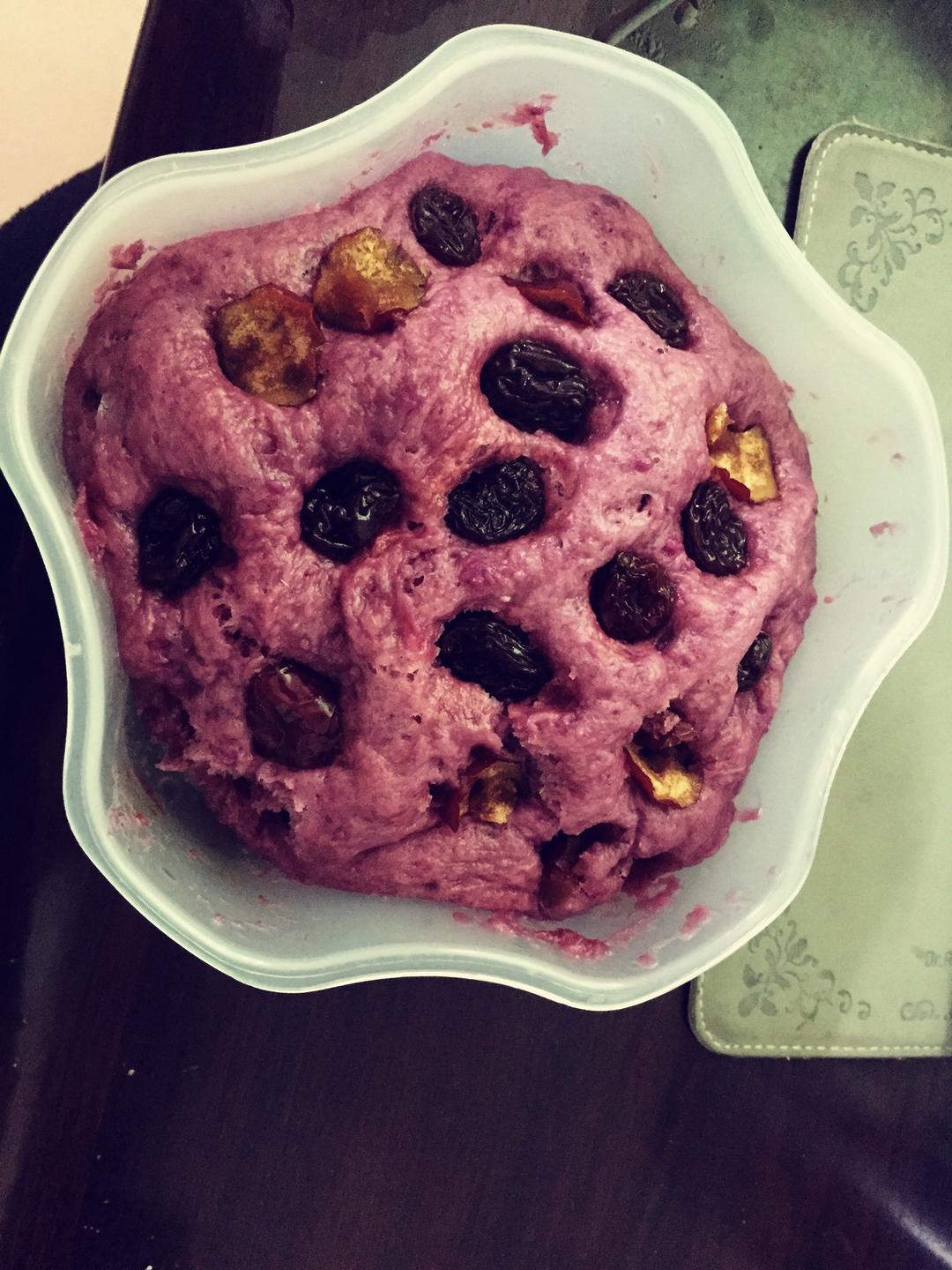 紫薯发糕的做法