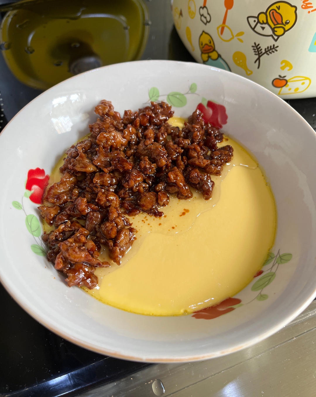 比布丁还要嫩！巨好吃又营养的肉末水蒸蛋