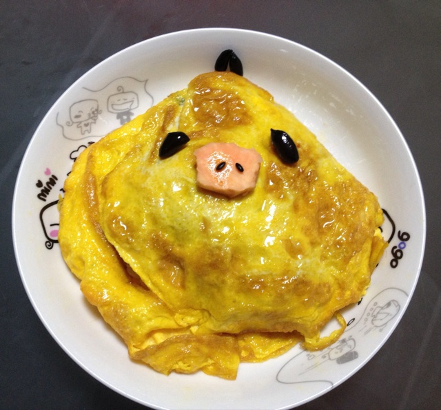小黄鸡蛋包饭