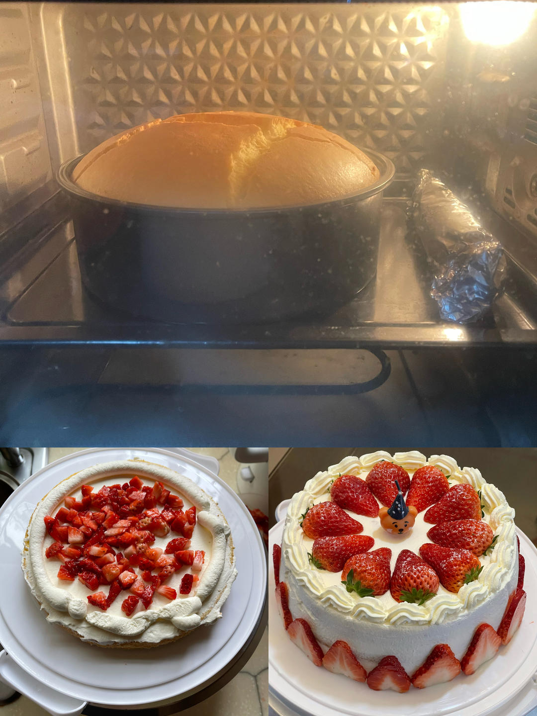 做了几十个，零失败戚风蛋糕