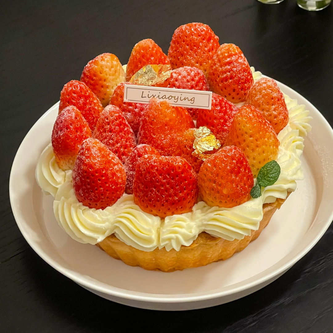 春日奶酪草莓塔